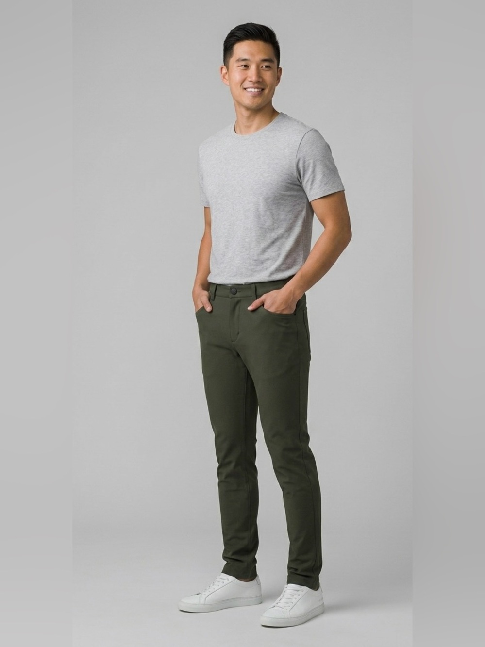 Public Rec All Day Every Day Men's Pants 32x30 Olive Green Stretch Chino/Joggerโ